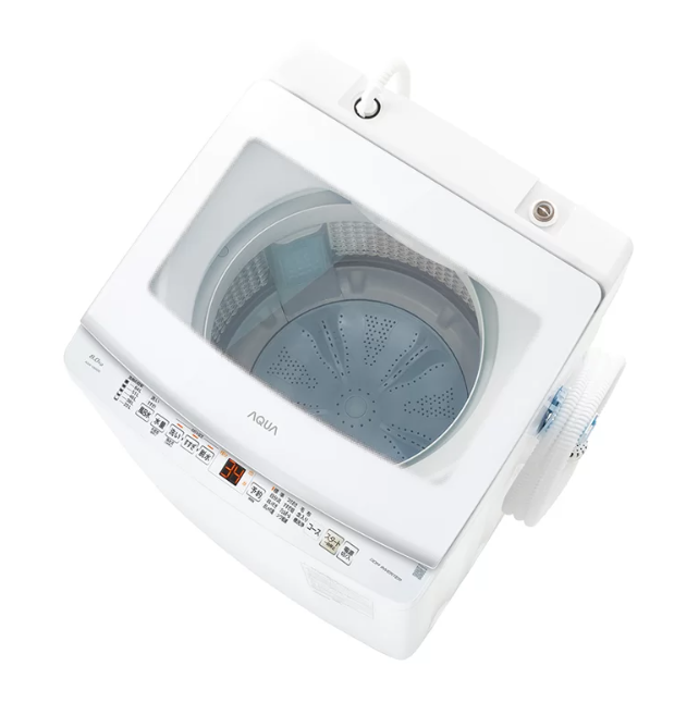 [レンタル] アクア AQW-V8A 8kg 全自動洗濯機 - 2