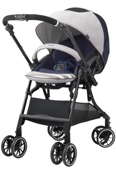 [レンタル] コンビ ホワイトレーベル ベビーカー スゴカル 4キャス Compact エッグショック HH アドミラルグレー LG