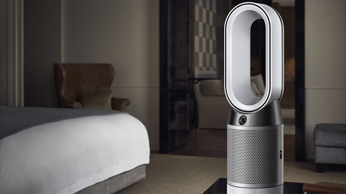 [レンタル] Dyson(ダイソン) Pure Hot+Cool™ HP00 空気清浄機能付タワーファン (アイアン/シルバー) - 4