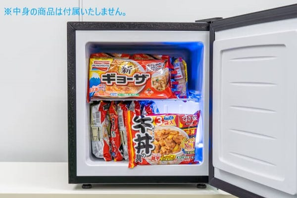 [レンタル] 【長期利用向け】[新品] レンティオ 小型冷凍庫 1ドア RN-FZ32 ブラック - 13