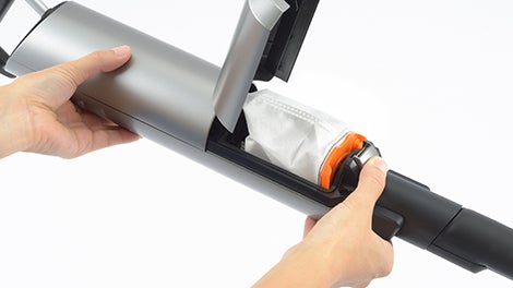 [レンタル] ツインバード コードレススティック型クリーナー TC-E263GY - 8