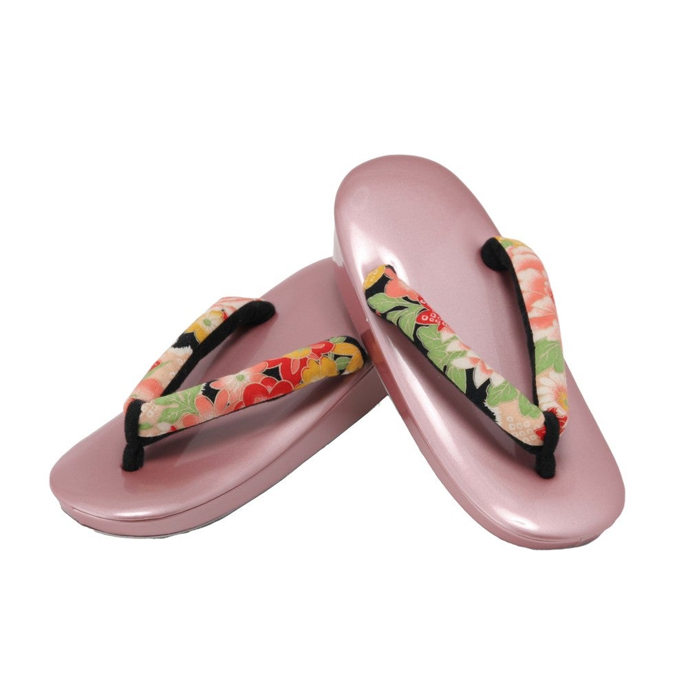 [レンタル] 女性用 袴セット レース付き花柄 (着物、袴、和装小物一式)の宅配レンタル - 4