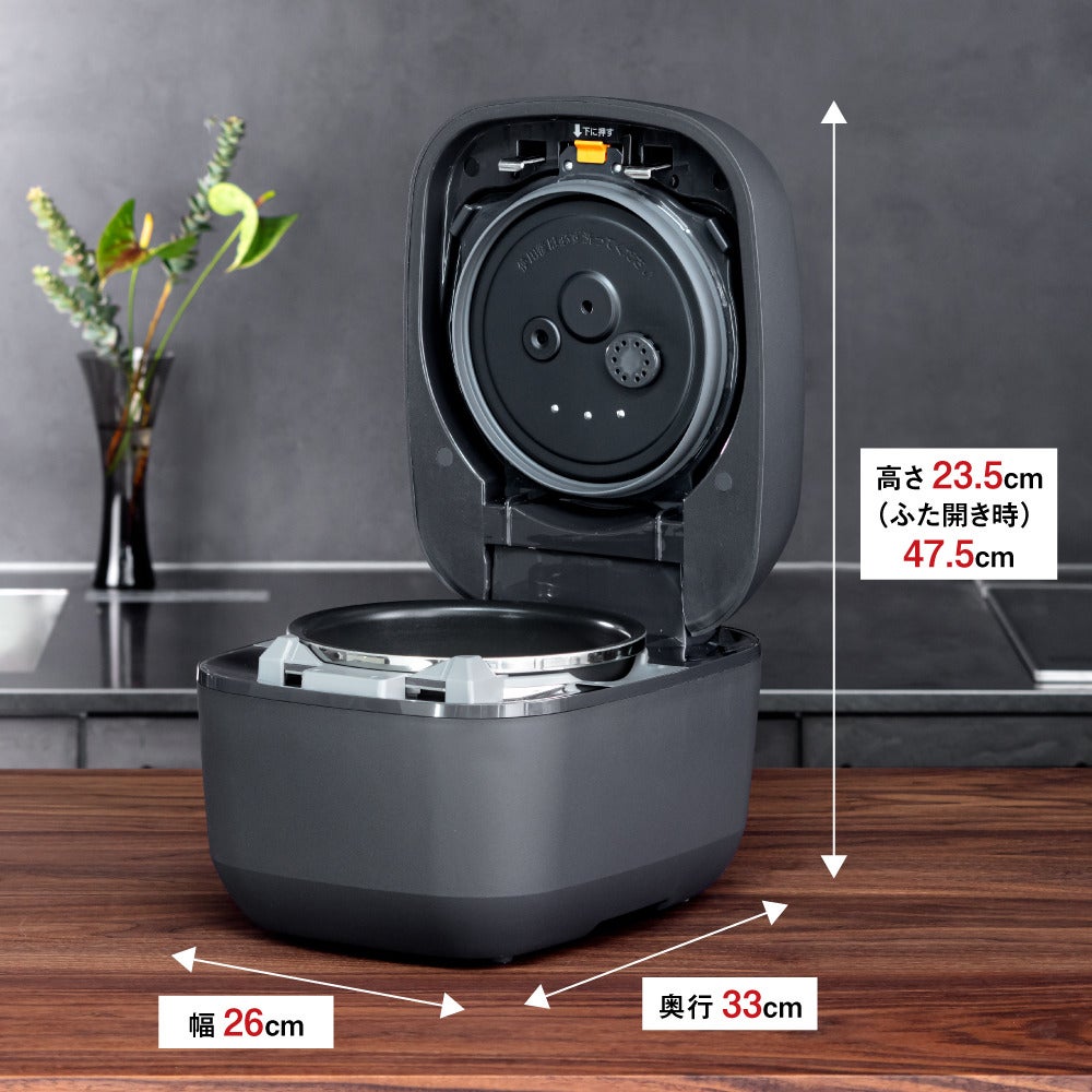 [レンタル] [5.5合炊き] 象印 炎舞炊き NW-FA10 圧力IH炊飯ジャー - 6