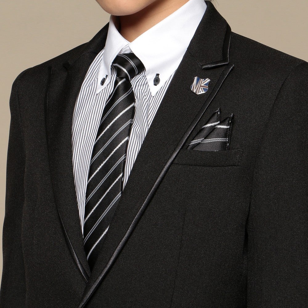 レンタル] メンズ 【子供用】MICHIKO LONDON KOSHINO スーツC ブラック