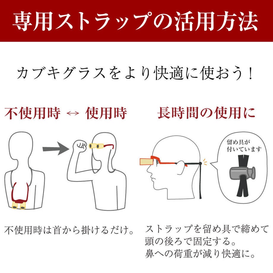 [レンタル] [倍率4倍] カブキグラス（通常版）視力0.3～2.0用 - 8