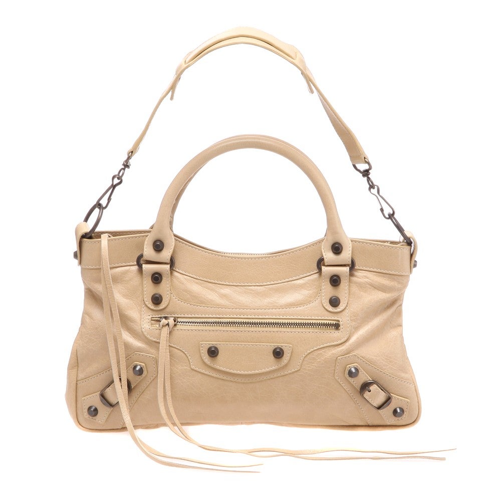 [レンタル] レディース バレンシアガ ファースト CLASSIC FIRST レザー ハンドバッグ - 19