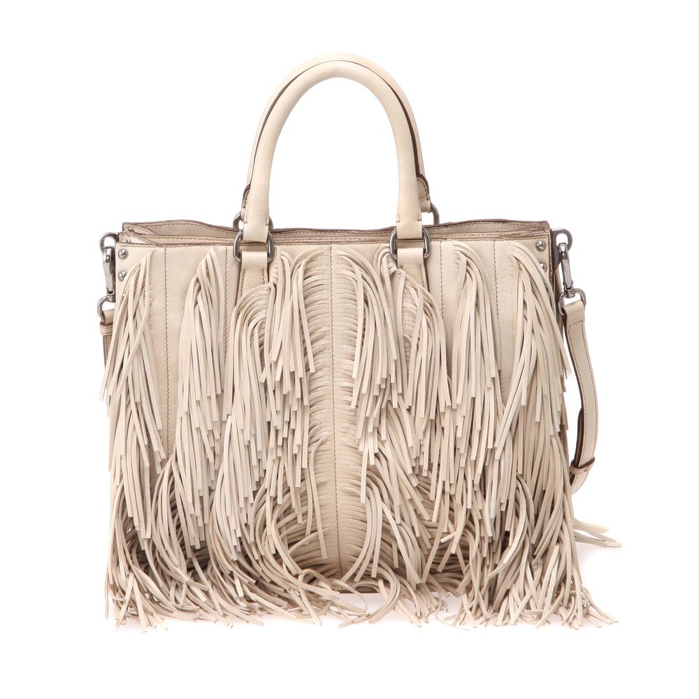 [レンタル] レディース プラダ ナッパ フリンジハンドバッグ - 2