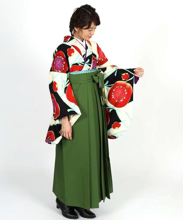 [レンタル] 【対応身長 157cm～165cm】卒業式 袴 レンタル フルセット 女性 袴セット-1810の宅配レンタル - 7