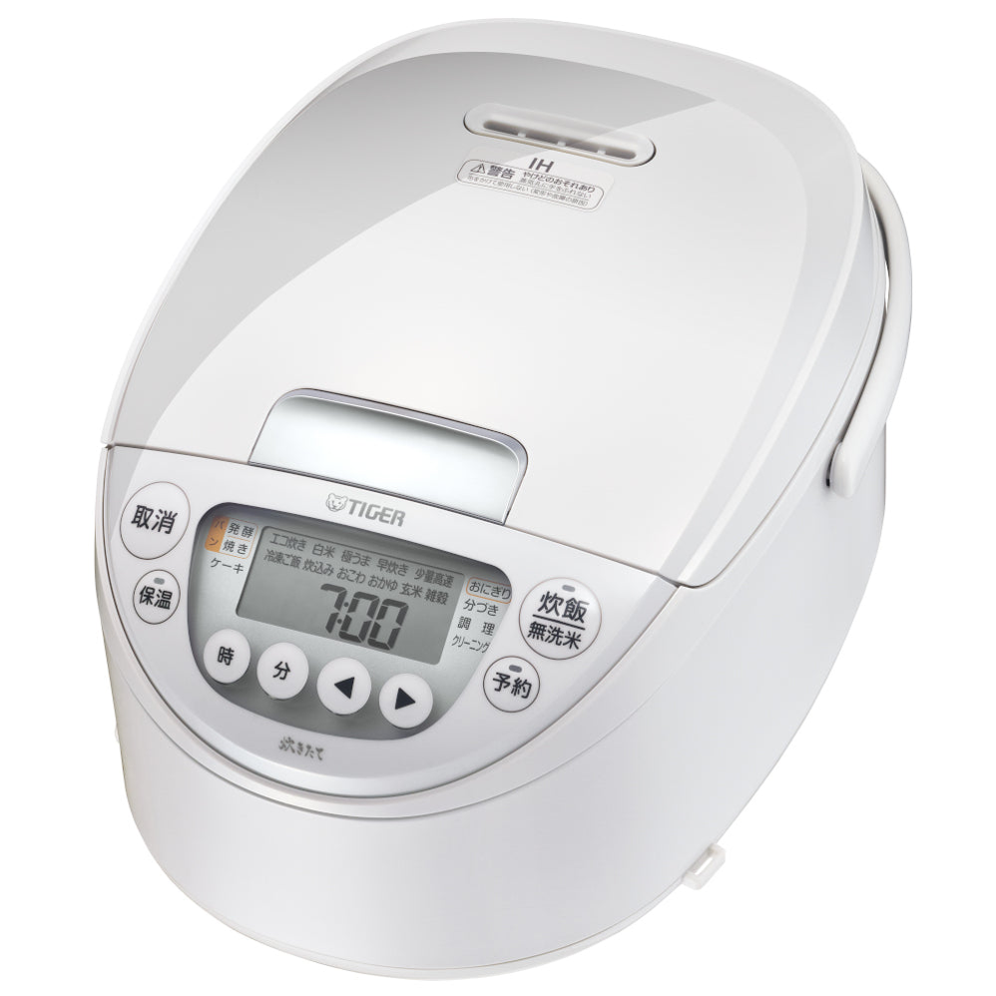 タイガー魔法瓶 炊きたて JPW-K100 IHジャー炊飯器 本体 ピュアホワイト - 5