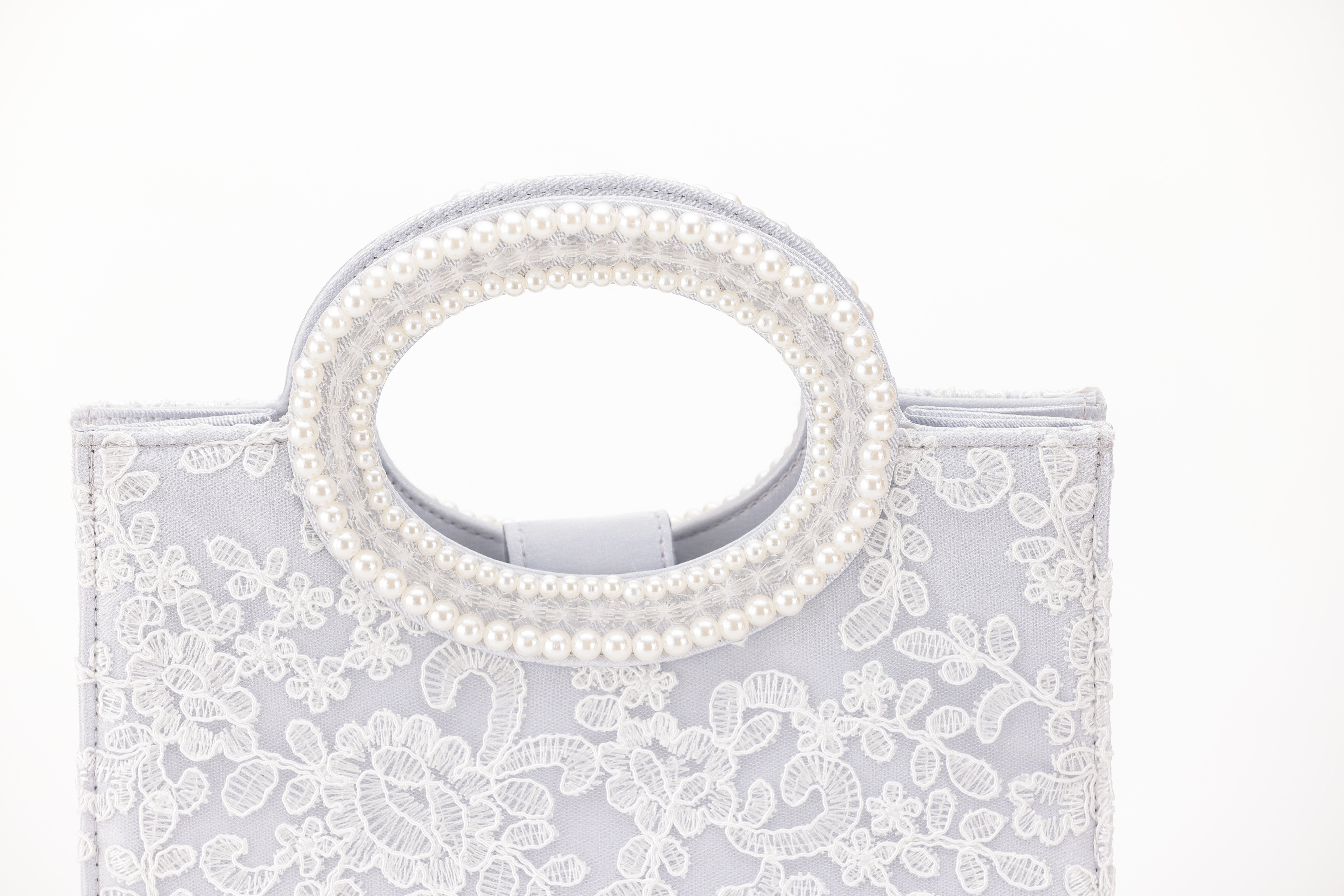 [レンタル] アートマリー ハンドパール刺繍パーティーバッグ シルバーの宅配レンタル - 5