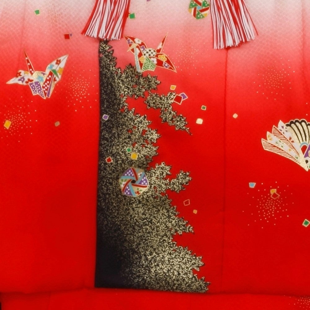 七五三　3歳着物　折り鶴柄 七五三 3歳着物 折り鶴柄 楽天市場】折り鶴（七五三3歳）（着物