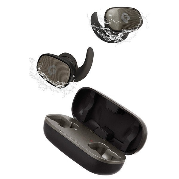 [レンタル] GLIDiC Sound Air SPT-7000 スポーツタイプ ワイヤレスイヤホン ブラック - 1