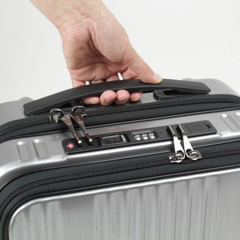 [レンタル] [1-3泊向けサイズ]BERMAS INTER CITY No.60524 22L ハードスーツケース ブラックヘアラインの宅配レンタル - 13