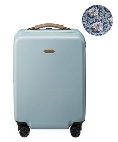 [1-3泊向けサイズ]ブルーノ MILESTO UTILITY 37L ハードキャリーケース キャビンサイズ ストッパー付 スーツケース ストーンブルー