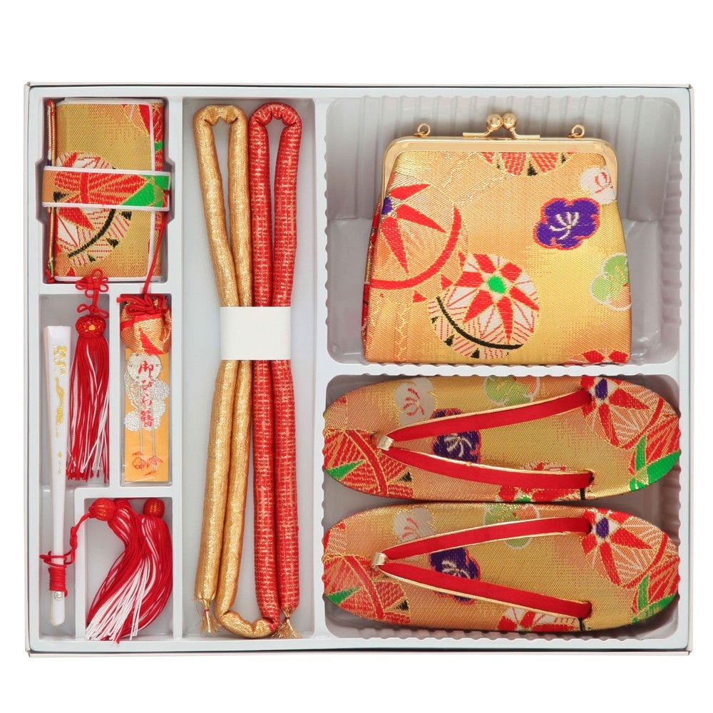 [レンタル] 七五三/節句 着物セット 7歳女の子 牡丹満開 艶やか蝶の宅配レンタル - 3