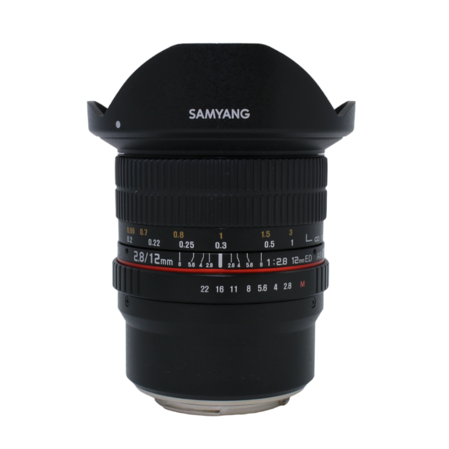 [レンタル] SAMYANG 単焦点魚眼レンズ 12mm F2.8 フィッシュアイ (CANON EF-EOS M用)