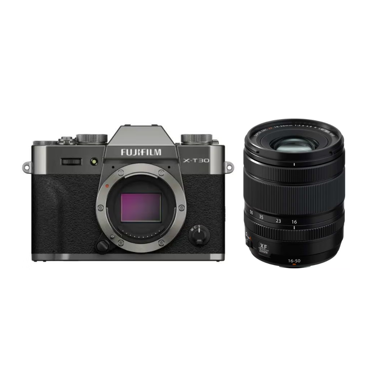 [レンタル] 富士フイルム X-T30 III ＆ FUJINON XF16-50mmF2.8-4.8 R LM WR 標準ズームレンズ セット チャコールシルバー