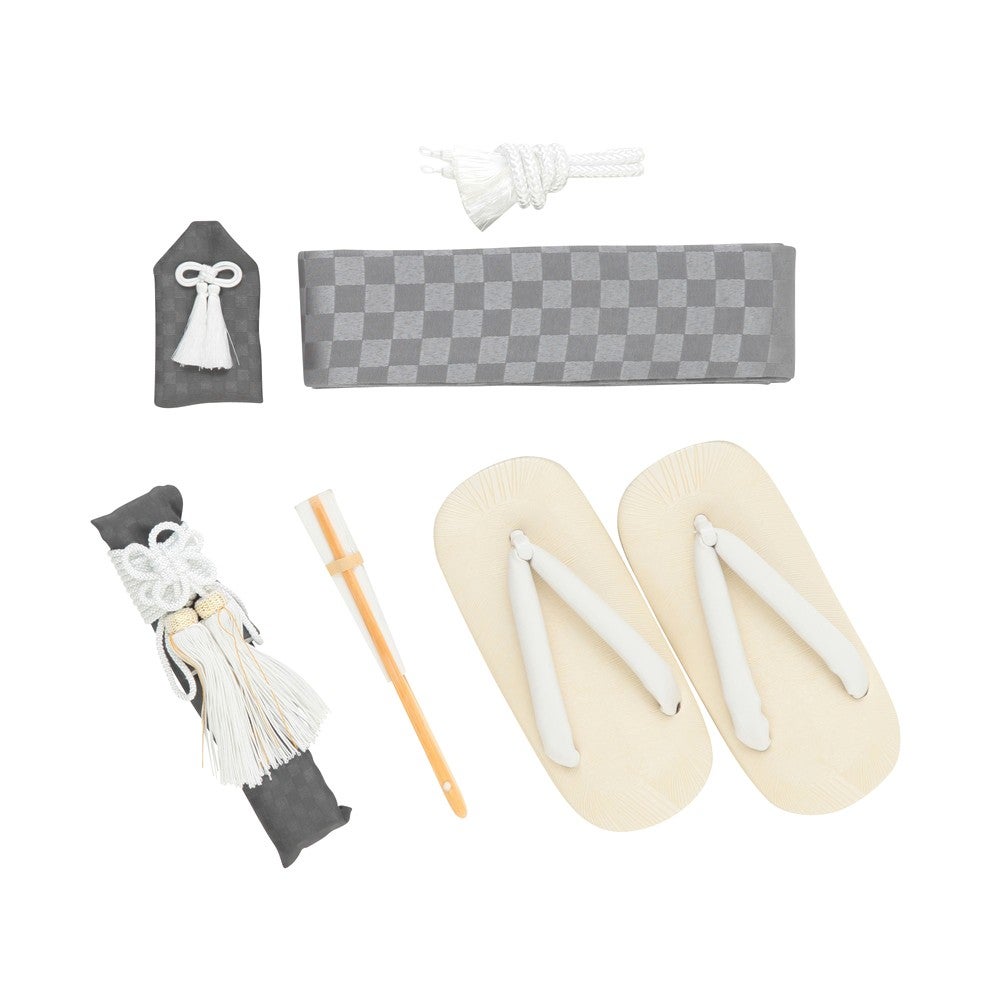 [レンタル] 七五三/節句 袴セット 5歳 男の子 市松模様の宅配レンタル - 3