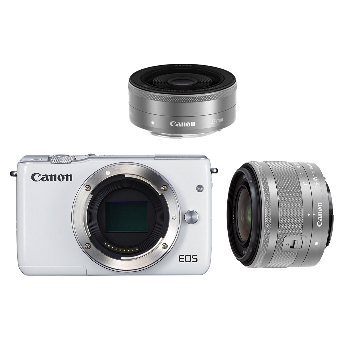 [レンタル] CANON EOS M10 ダブルレンズキット ミラーレス一眼 - 1