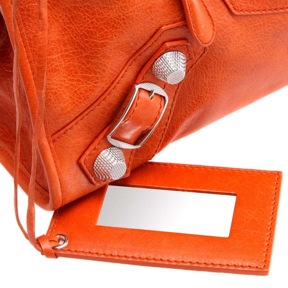 [レンタル] レディース バレンシアガ ジャイアント GIANT CITY レザー ハンドバッグ - 11