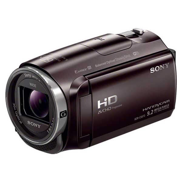 [レンタル] ソニー ビデオカメラ HDR-CX675 ブラウン ＆ 三脚 EX-440 セット - 2