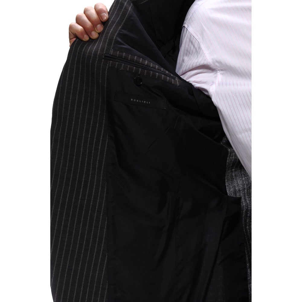 [レンタル] ボリオリ ストライプ メンズスーツ2点セット(ジャケット+パンツ) ブラウンの宅配レンタル - 5