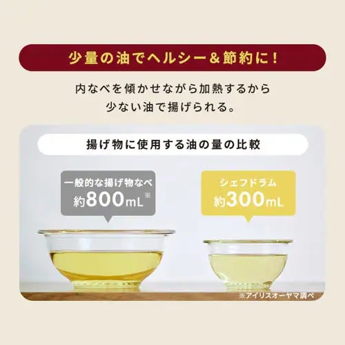 [レンタル] アイリスオーヤマ CHEFDRUM(シェフドラム) DAC-IB2-C 自動調理鍋 - 12