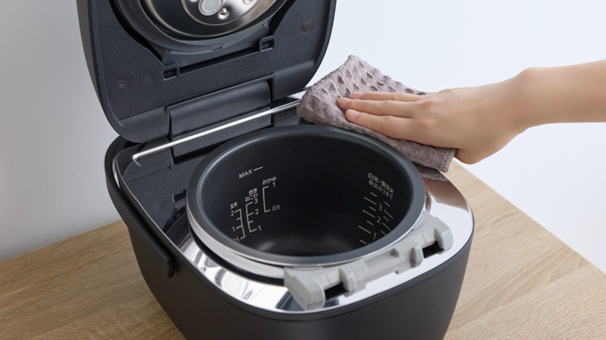 パナソニック おどり炊き SR-C306E 可変圧力IHジャー炊飯器 予約炊きのお手入れイメージ - 9
