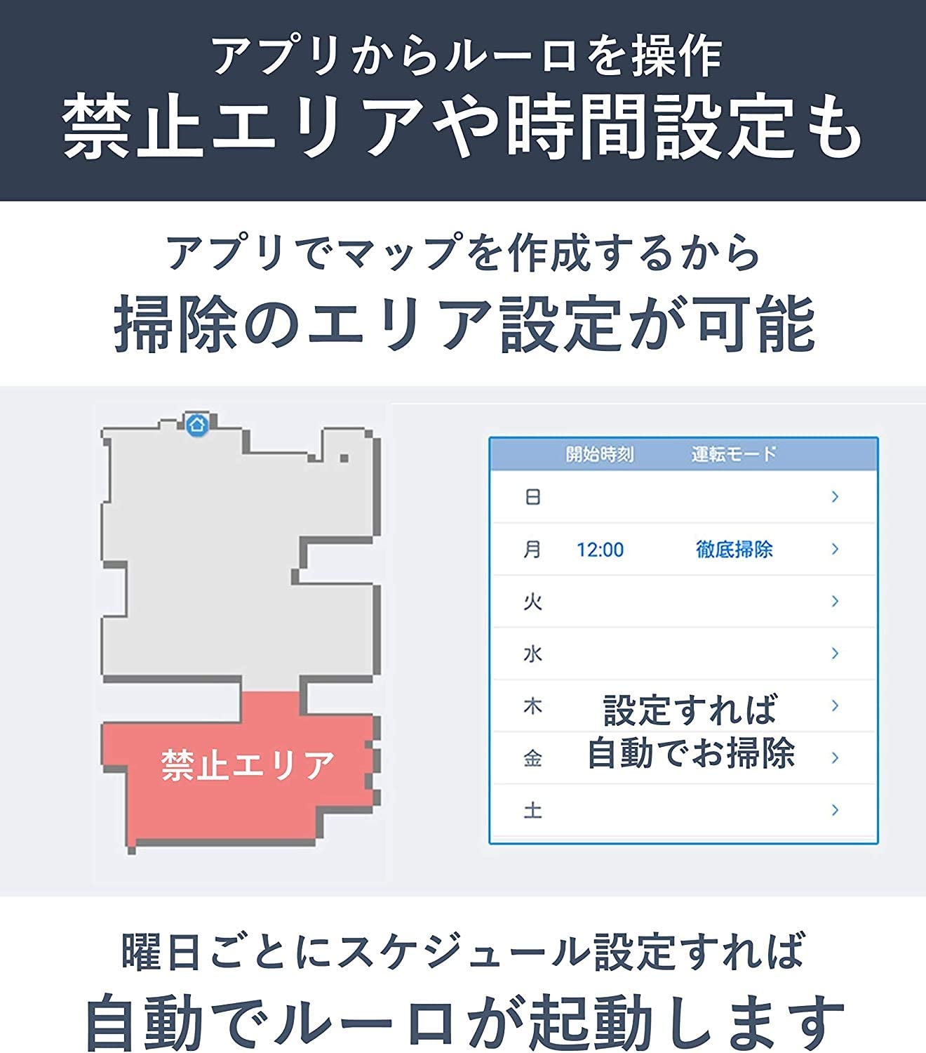 [レンタル] パナソニック RULO(ルーロ) MC-RSF600 ロボット掃除機 ホワイト - 5