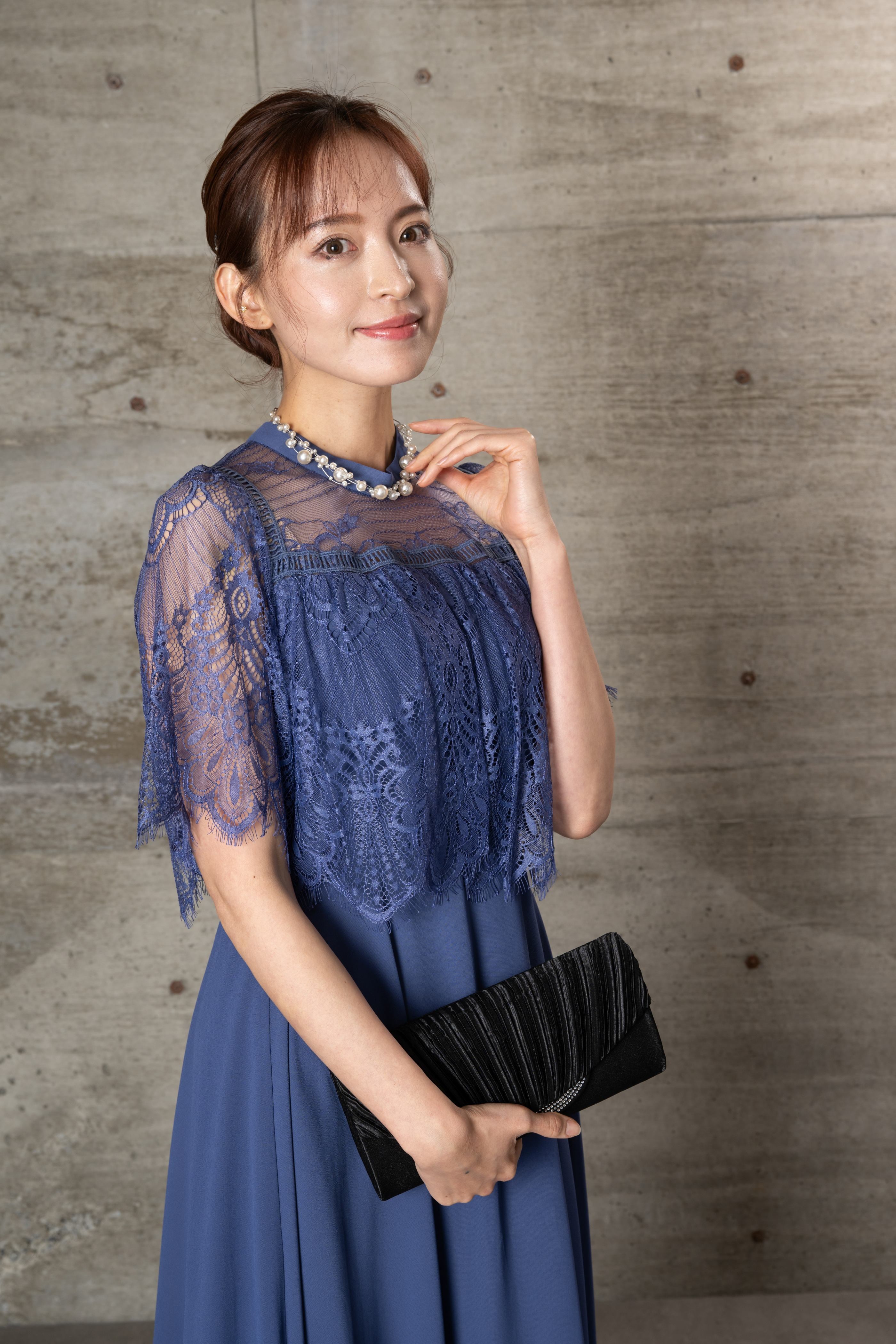 [レンタル] BELINDA DE CAPRIS スタンドカラーフレアドレスの宅配レンタル - 13