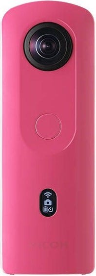 人気ブランドの新作 RICOH THETA ピンク 中古 SC2 - ビデオカメラ