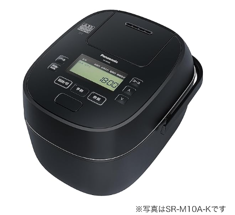 [レンタル] [10合炊き]Panasonic（パナソニック）可変圧力IHジャー炊飯器 SR-M18A-K