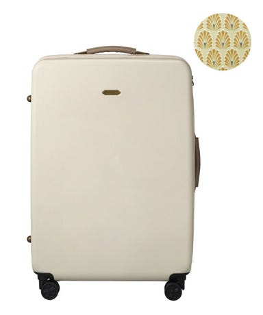 [5-8泊向けサイズ]ブルーノ MILESTO UTILITY 75L ハードキャリーケース スーツケース サンドベージュ
