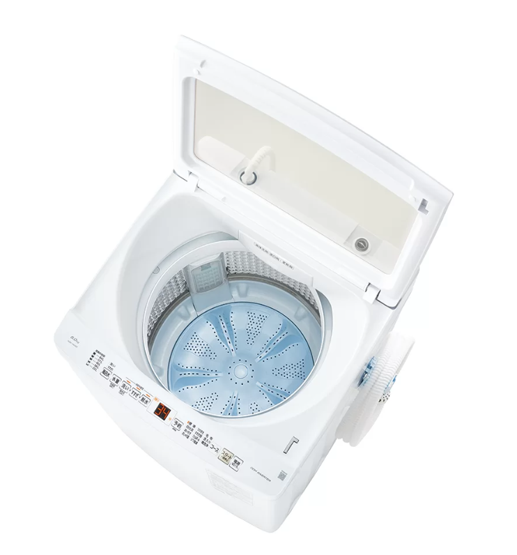 [レンタル] アクア AQW-V8A 8kg 全自動洗濯機 - 3