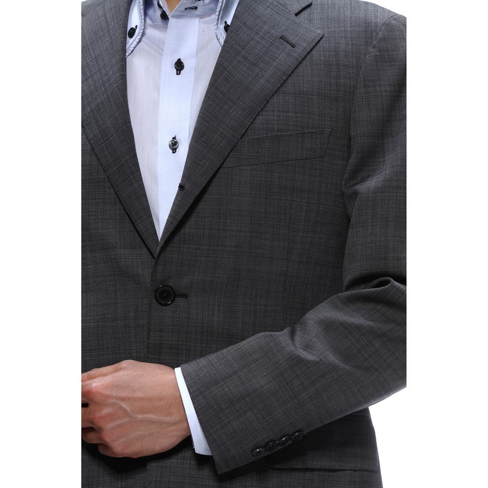 [レンタル] ベルベスト メンズスーツ2点セット(ジャケット+パンツ) グレーの宅配レンタル - 4