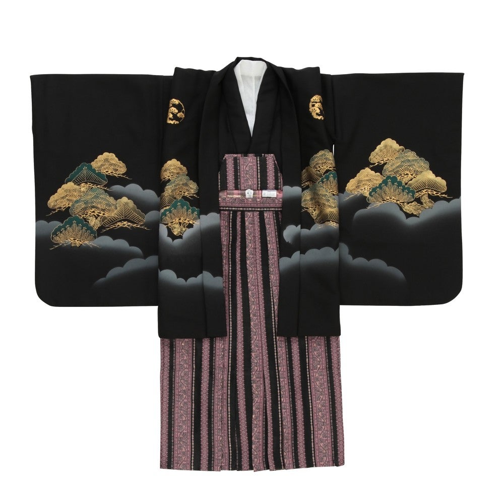 訳あり特価品♡七五三　5歳　男の子　セット　一式　縦縞袴　龍　富士山 訳あり特価品♡七五三 5歳 男の子 セット 一式 縦縞袴 龍 富士山 訳
