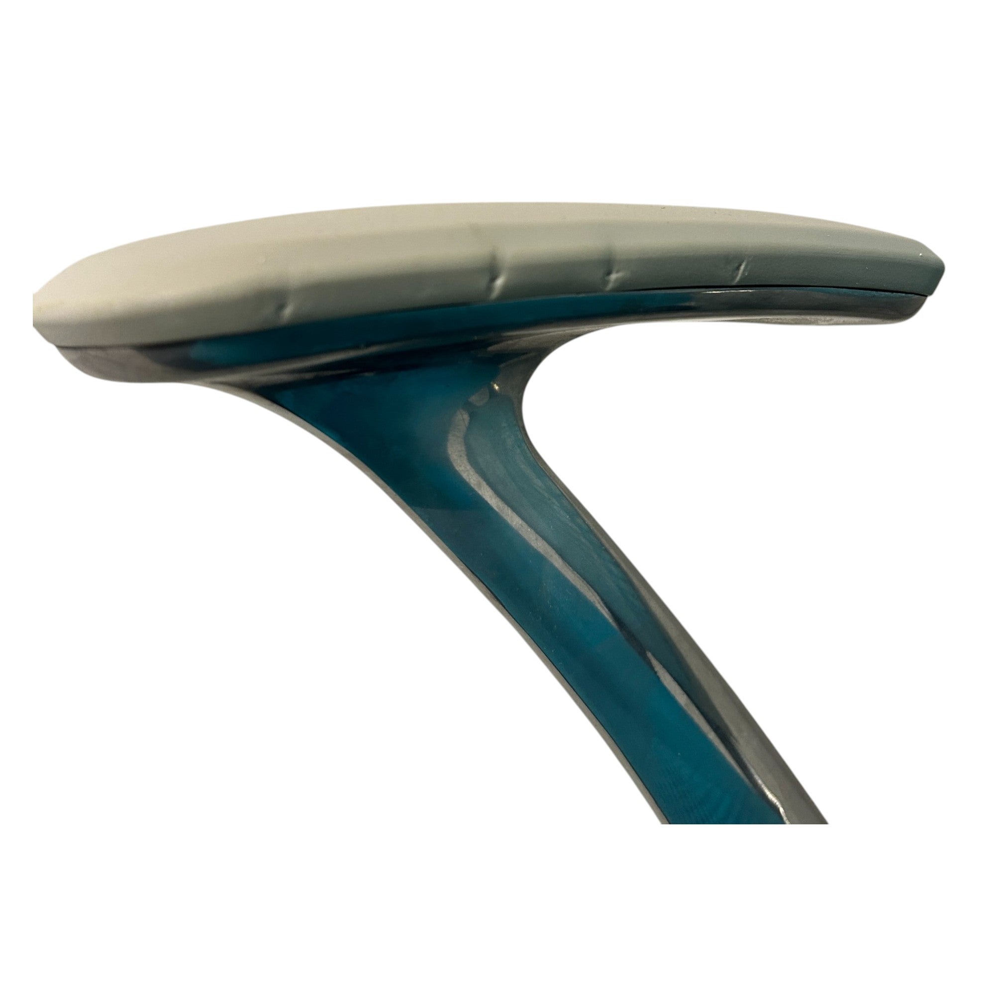 [レンタル] オカムラ サブリナ ハイバック 固定肘 ブルーグリーン ポリッシュ C844BW-FSZ6 オフィスチェア - 10