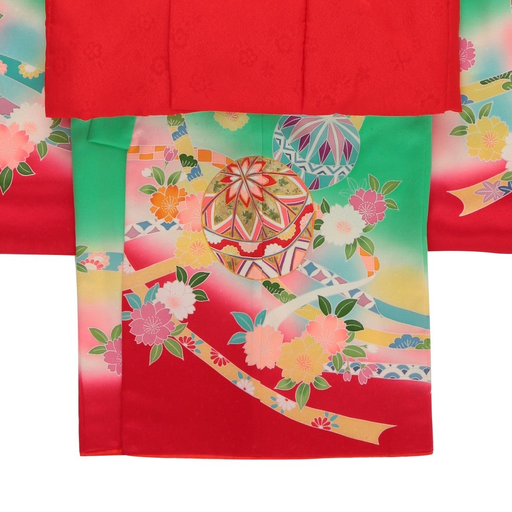 [レンタル] 七五三/節句 被布セット 3歳女の子 被布セット 鞠 華美の宅配レンタル - 3