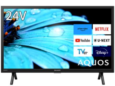 シャープ AQUOS 2T-C24EF1 24V型 ハイビジョン スマートテレビ