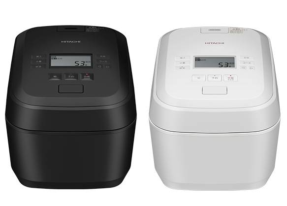 [レンタル] [5.5合炊き] 日立 ふっくら御膳 RZ-V100KM 沸騰鉄釜 圧力＆スチームIHジャー炊飯器 - 7