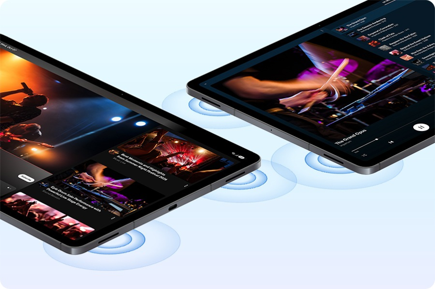 サムスン(Samsung) Galaxy Tab S12+ (Wi-Fi, 12.6インチ) 臨場感のあるスピーカーで動画視聴 - 15