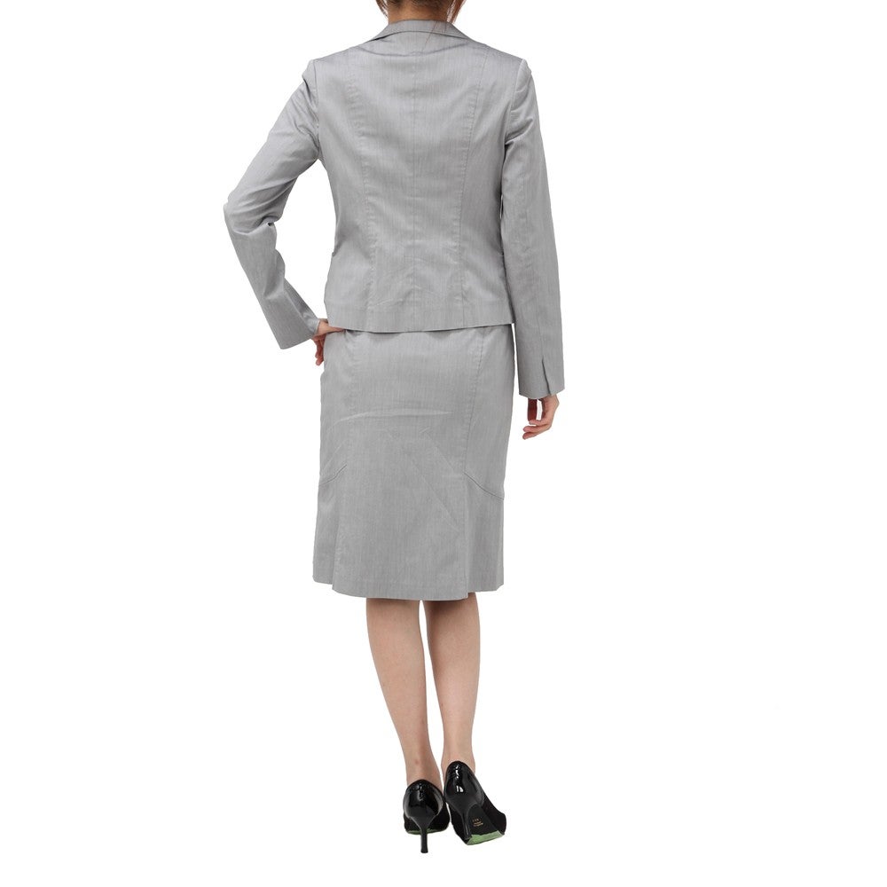 [レンタル] 自由区 スカートスーツ グレー / ベージュの宅配レンタル - 2