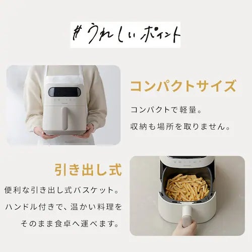 [レンタル] アイリスオーヤマ FV-M30A-C 過熱水蒸気 ノンフライ・エアフライヤー - 12