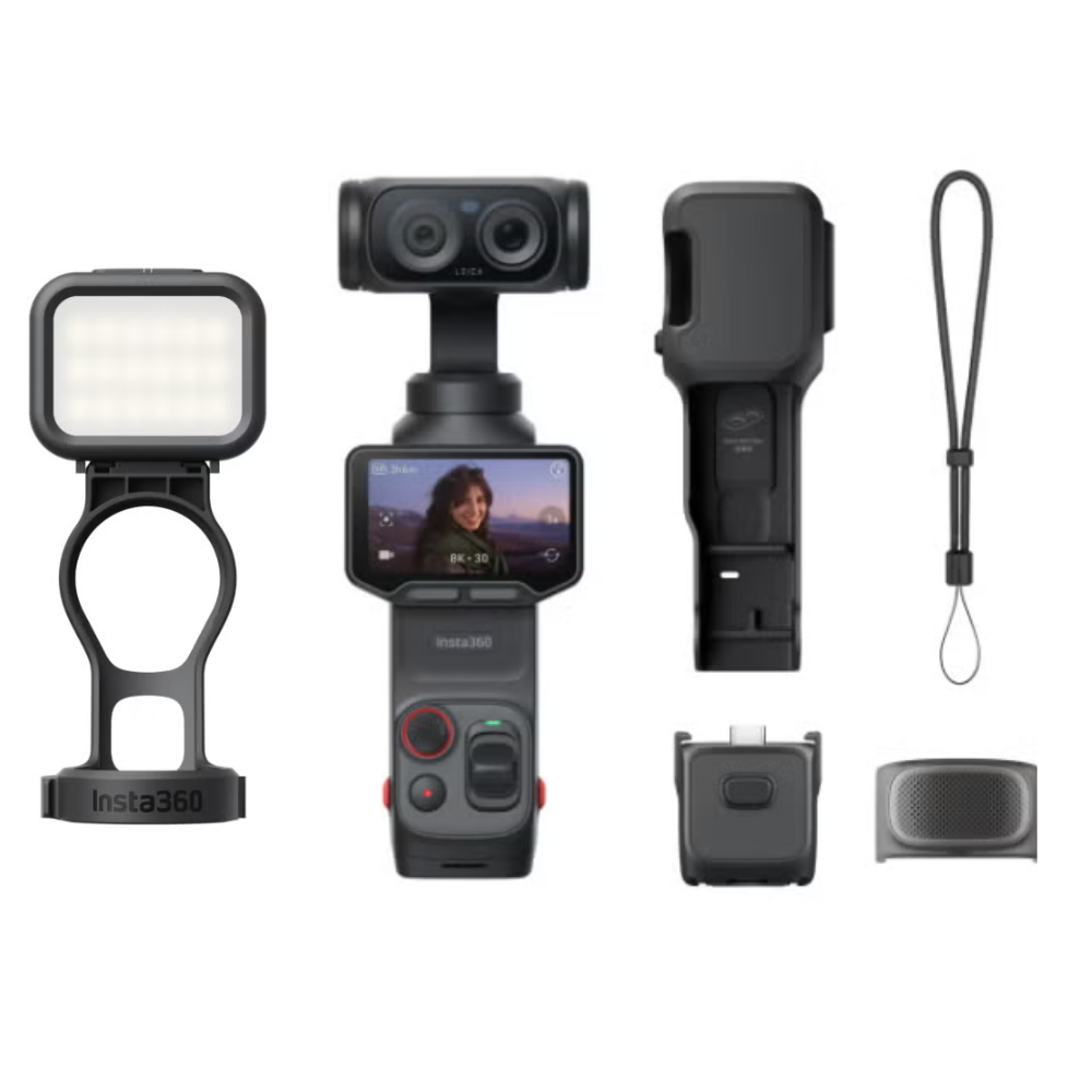[レンタル] Insta360 Luna Ultra スタンダードバンドル ＆ミニフィルライトセット ブラック