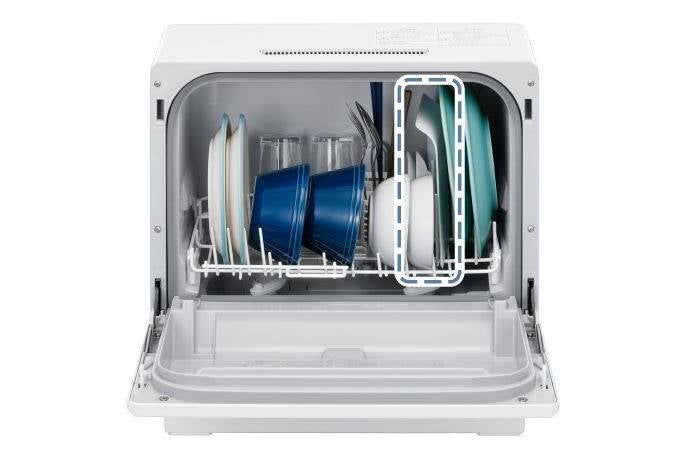 [レンタル] 【長期利用向け】[～食器18点]パナソニック 食器洗い乾燥機 NP-TCR5 分岐水栓対応 3人分 - 8