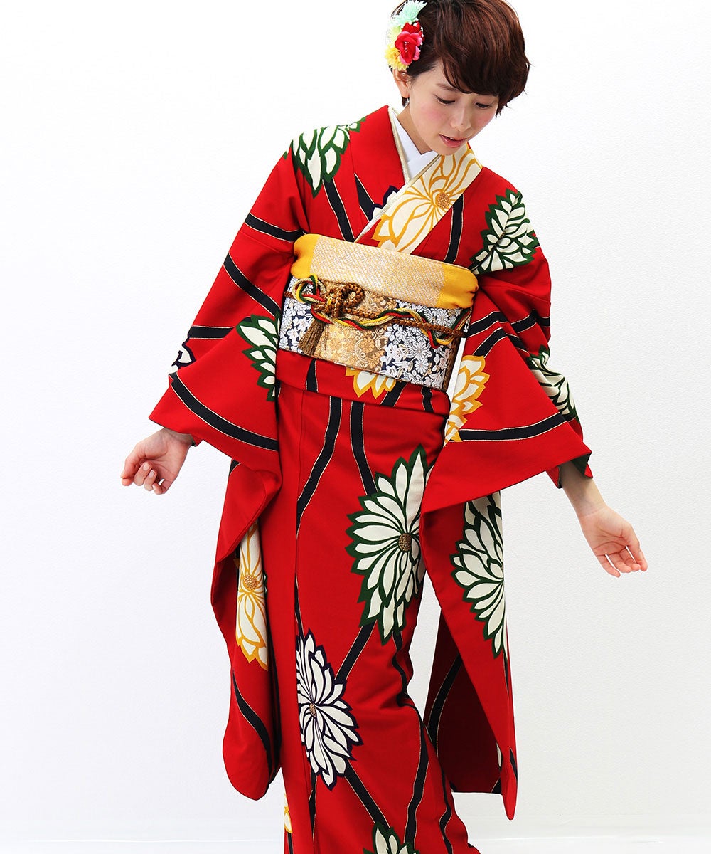 [レンタル] 【対応身長152-167cm】レンタル振袖フルセット-643の宅配レンタル - 3