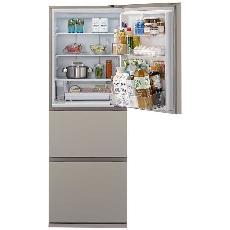 [レンタル] [326L][二人暮らし向け][右開き]パナソニック 冷凍冷蔵庫 NR-C33ES1 - 6