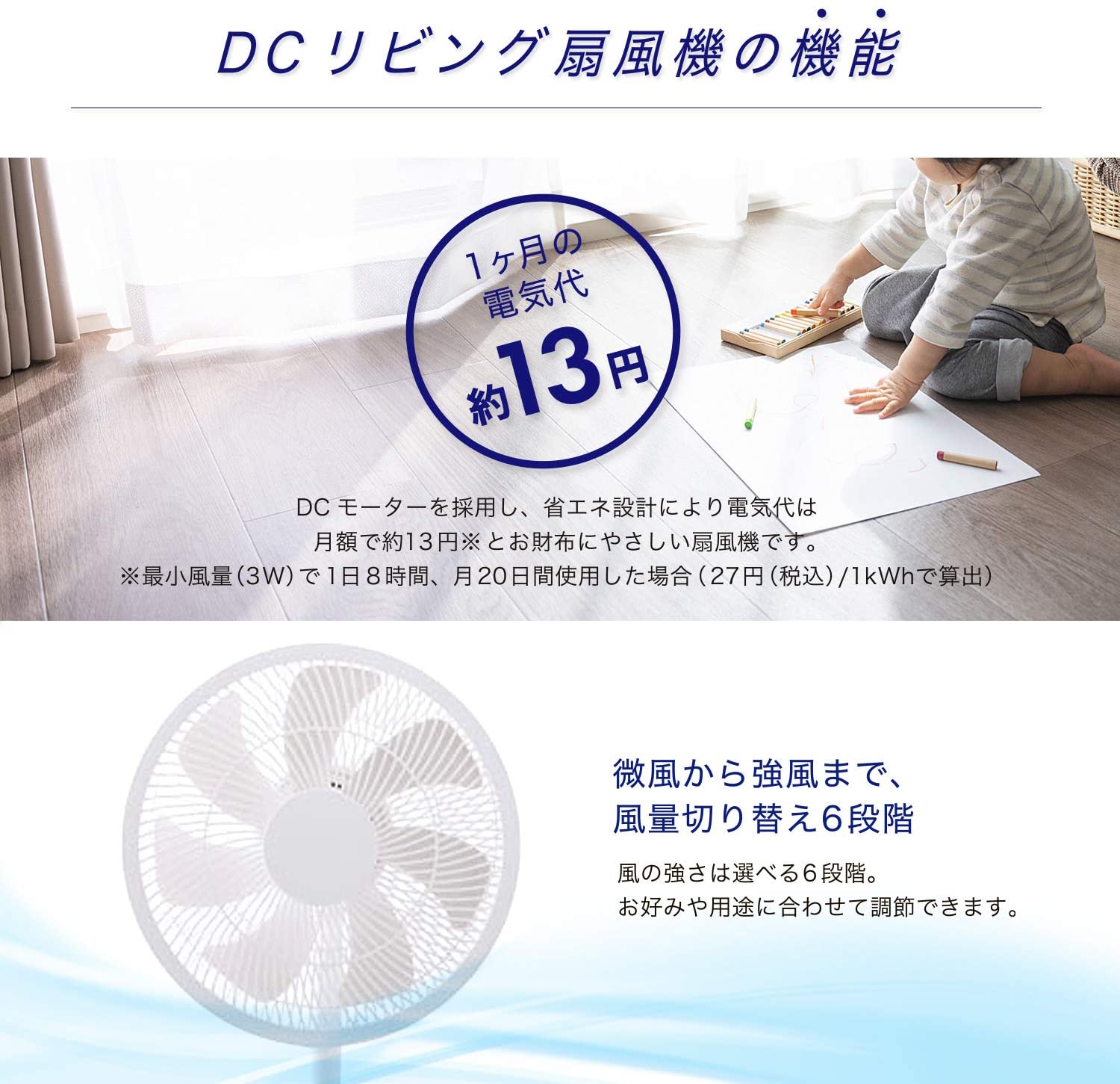 [レンタル] シロカ DCリビング扇風機 SF-L251 - 4