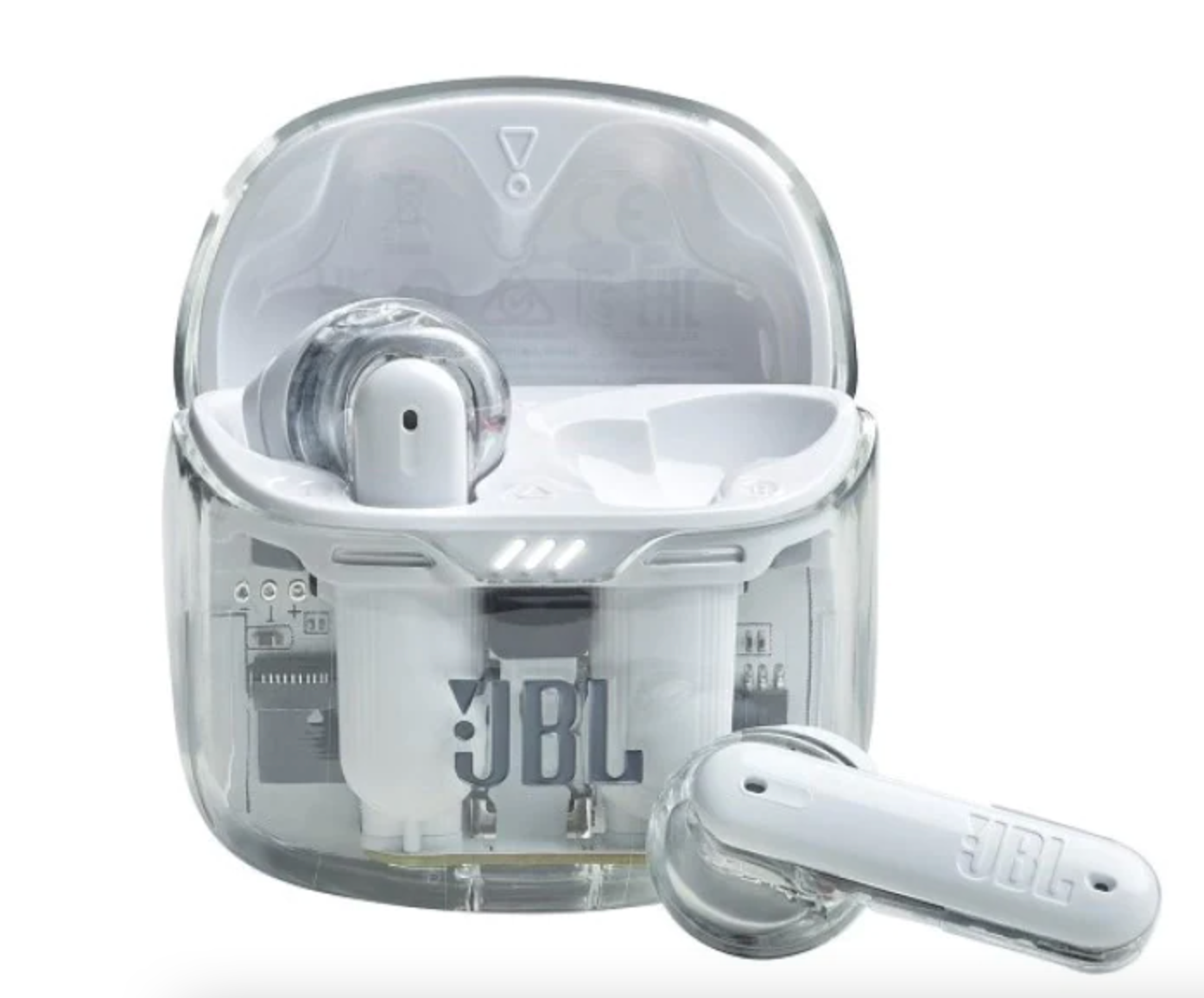 JBL Tune Flex 2 ワイヤレスイヤホン ホワイト レンタル] JBL Tune Flex Ghost Edition 2ウェイオープン型 完全