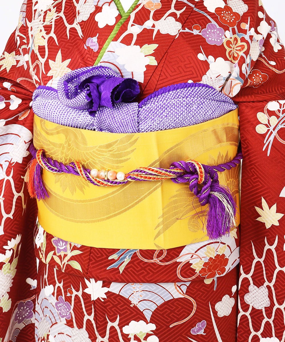 [レンタル] 【対応身長155-170cm】レンタル振袖フルセット-114の宅配レンタル - 5